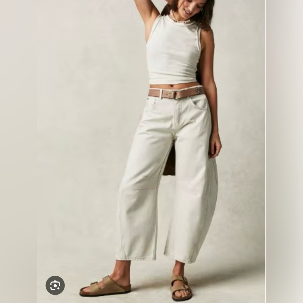Ba&Sh Cream Jeans